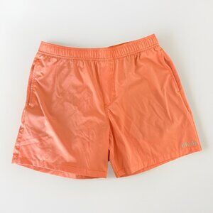 HUK Peach Performance Fishing Shorts Drawstring Size Large Beach Summer Outdoors
